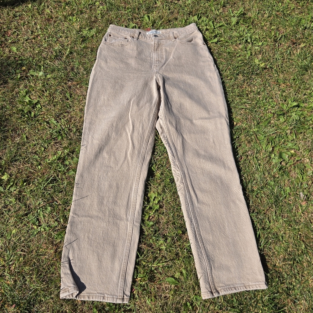 Abercrombie & Fitch Women's The 90s Straight Ultra High Rise Jeans